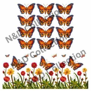 Butterfly Border with Butterfly Card